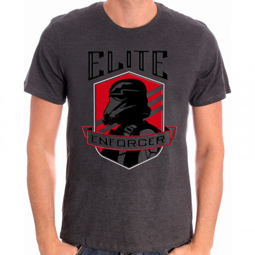 Tee-Shirt Gris Elite Enforcer Star Wars
