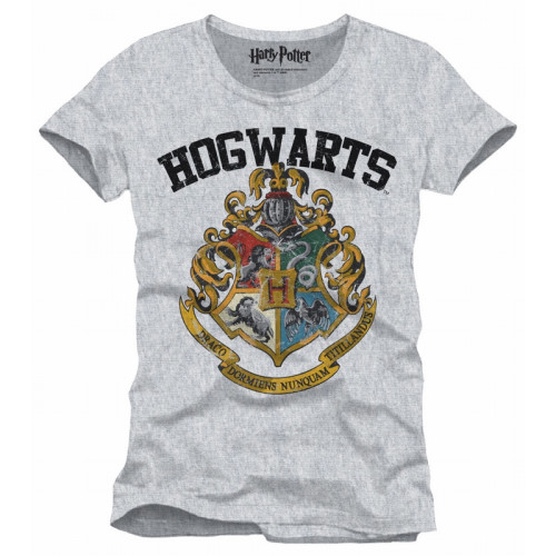 Tee-Shirt Gris Poudlard Harry Potter