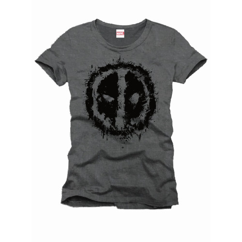 Tee-Shirt Gris Splashead Deadpool