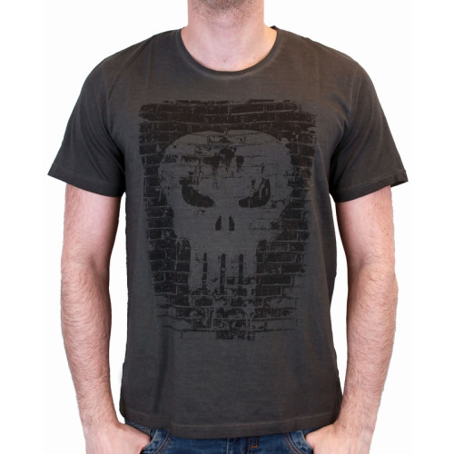 Tee-Shirt Gris Splashwall Punisher