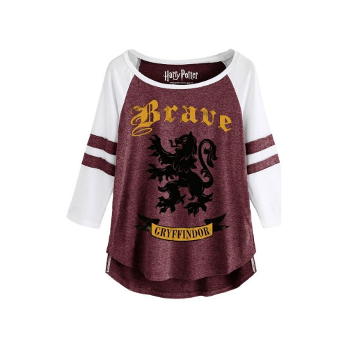 Tee Shirt Harry Potter Femme Brave Gryffindor 3902