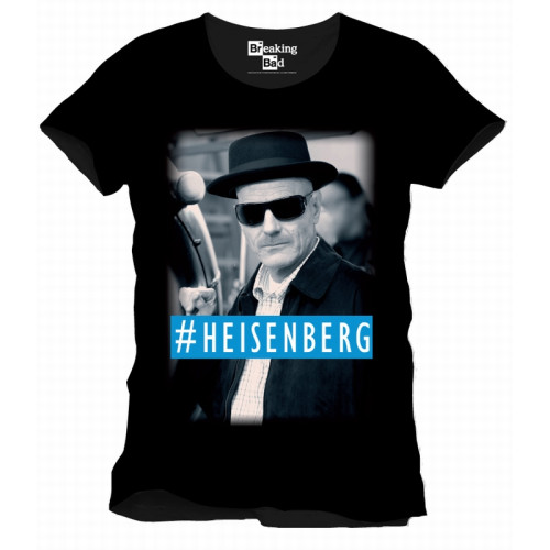 Tee-Shirt Noir #Heinsenberg Breaking Bad