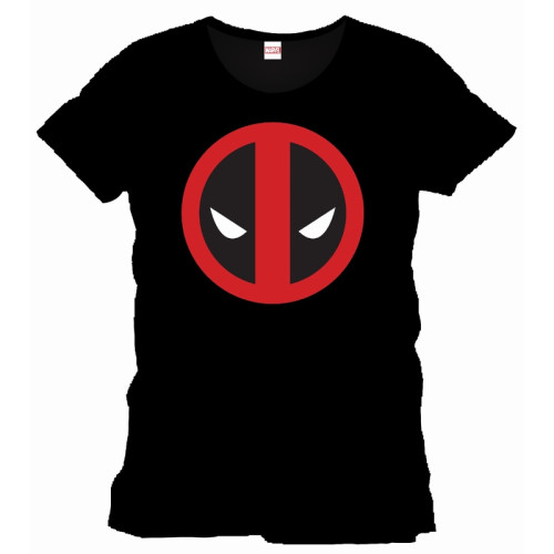 Tee-Shirt Noir Logo Deadpool