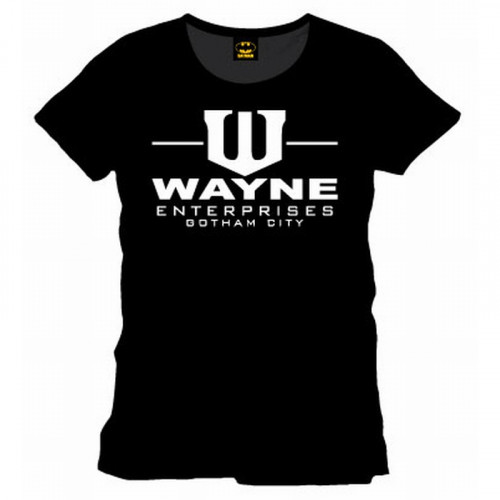 Tee Shirt Noir Wayne Enterprises Batman 