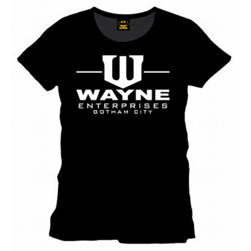 Tee Shirt Noir Wayne Enterprises Batman 