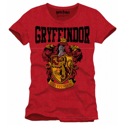 Tee-Shirt Rouge Gryffondor Harry Potter