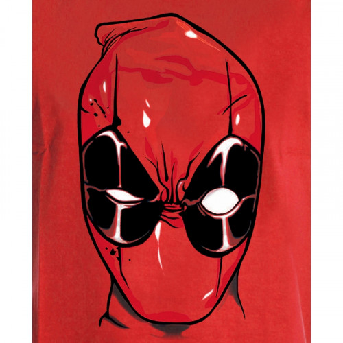 Tee-Shirt Rouge Head Deadpool
