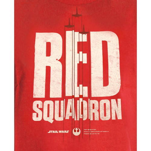 Tee-Shirt Rouge Red Squadron Star Wars