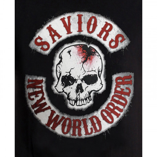 Tee-Shirt Saviors Patches The Walking Dead