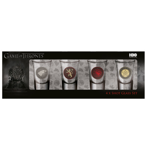 Pack de 4 verres Game of Thrones