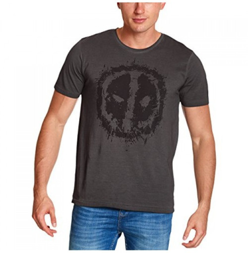 Tee-Shirt Gris Splashead Deadpool