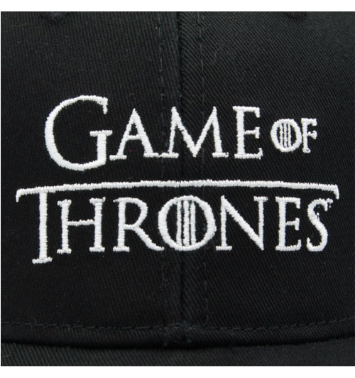 Casquette Game Of Thrones noire logo
