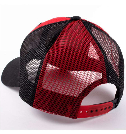 Casquette Harley Quinn logo noire et rouge