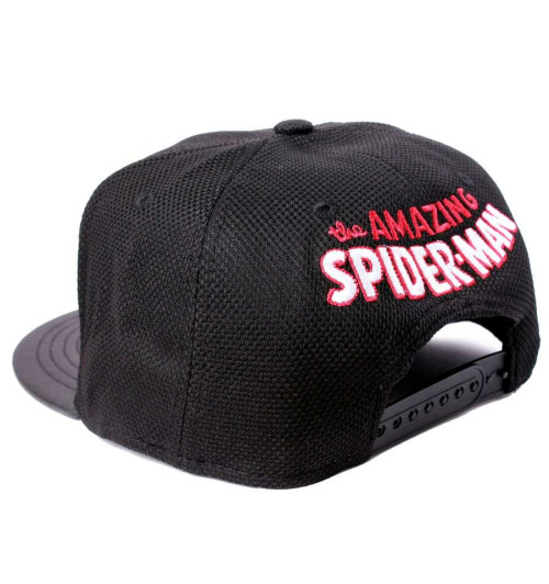 Casquette Noire Red Spider Spiderman