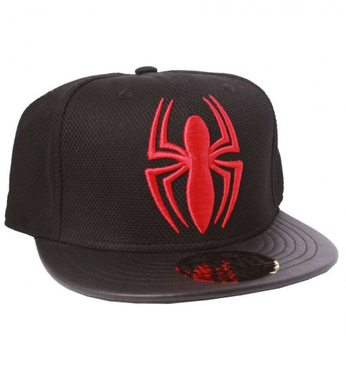 Casquette Noire Red Spider Spiderman