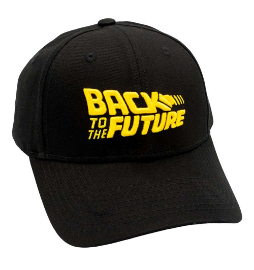 Casquette Retour vers le Futur noir et jaune