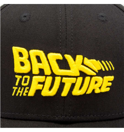 Casquette Retour vers le Futur noir et jaune