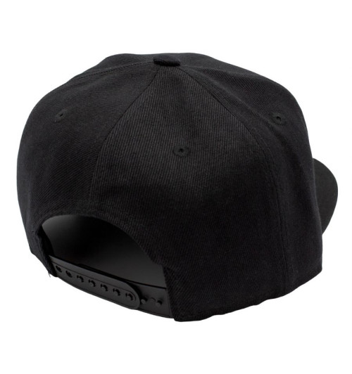 Casquette Retour vers le Futur visière plate noire et jaune
