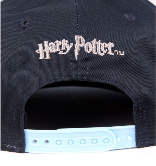 Casquette Serdaigle Blason Harry Potter bleue visière bleue ciel