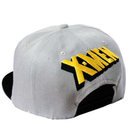 Casquette X Men grise noire logo jaune