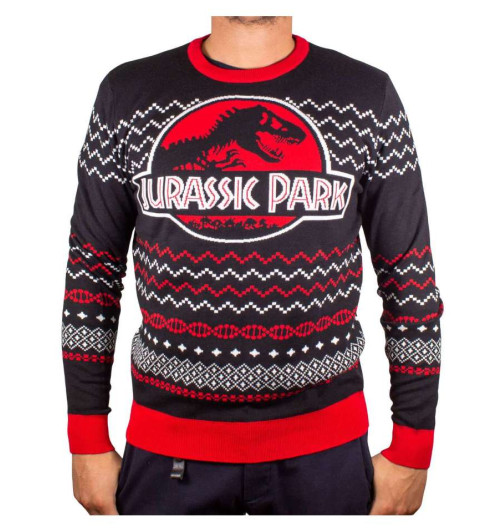 Pull de Noël Jurassic Park