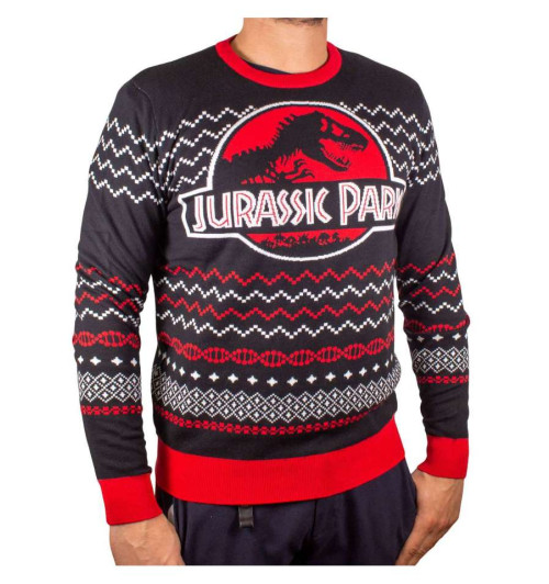 Pull de Noël Jurassic Park