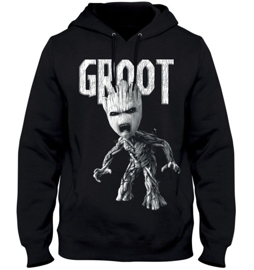 Sweat à capuche Groot Colère