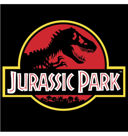 Sweat à capuche Jurassic Park noir Logo classique