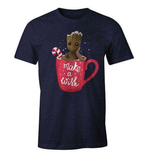 T-Shirt Groot Make a Wish MARVEL