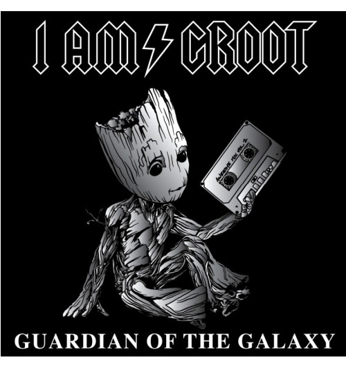 T-Shirt Groot Rock femme