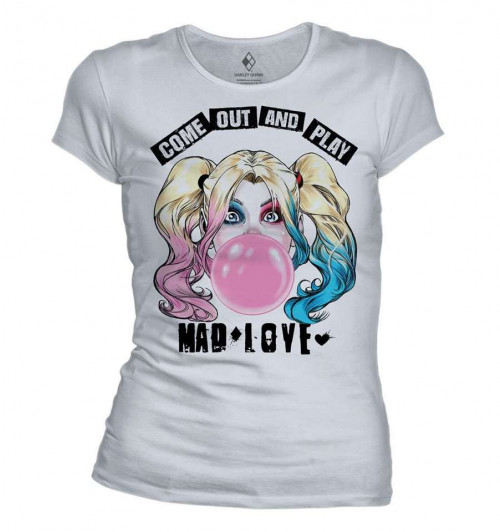 T-shirt Harley Quinn Mad Love Bubble