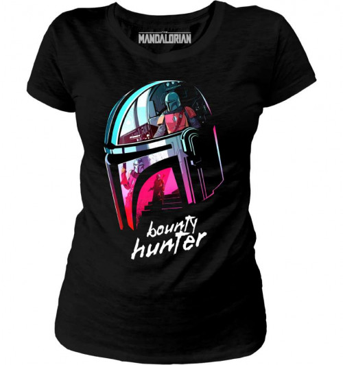 T-shirt Star Wars Bounty Hunter femme