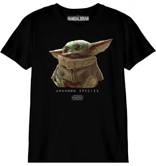 T-shirt Star Wars Enfant Baby Yoda Unknown species