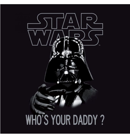 T-shirt Star Wars Enfant Who's your daddy