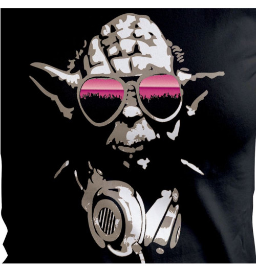 T-shirt Star Wars Femme DJ Yoda