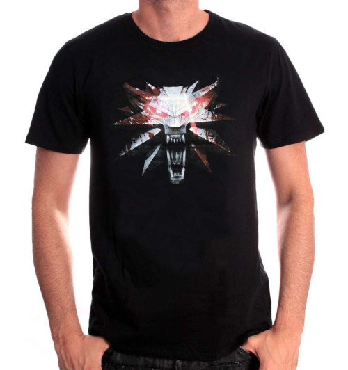 T-shirt The Witcher Wolf Medaillon