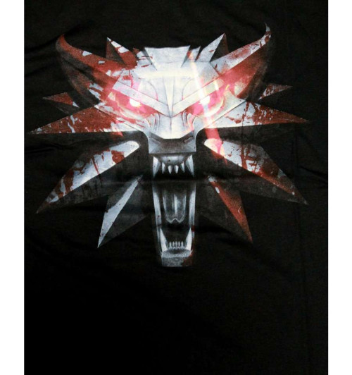T-shirt The Witcher Wolf Medaillon