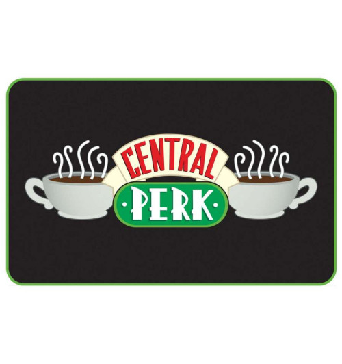 Tapis Friends noir Central Perk