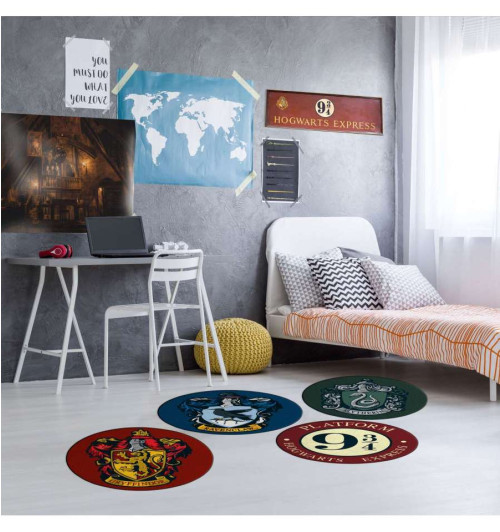 Tapis Harry Potter Blason Poudlard