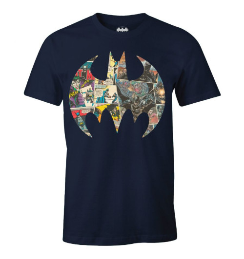 Tee Shirt Batman Logo Comics 80th