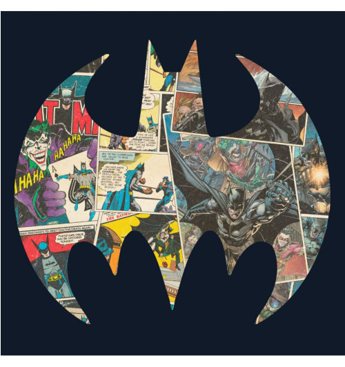 Tee Shirt Batman Logo Comics 80th
