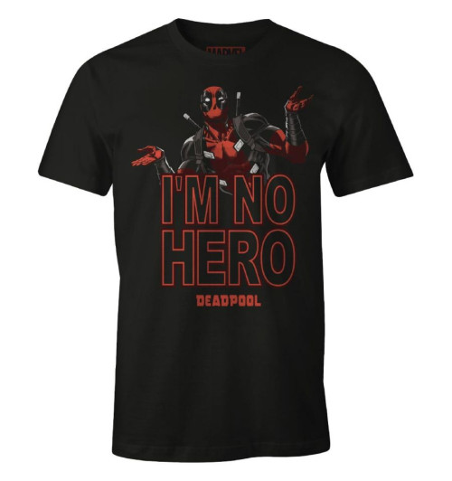 Tee-Shirt Deadpool I'm no hero