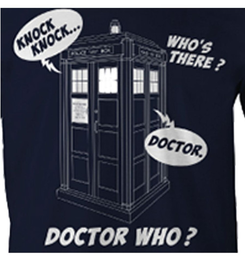 Tee-Shirt Doctor Who Homme Knock Knock
