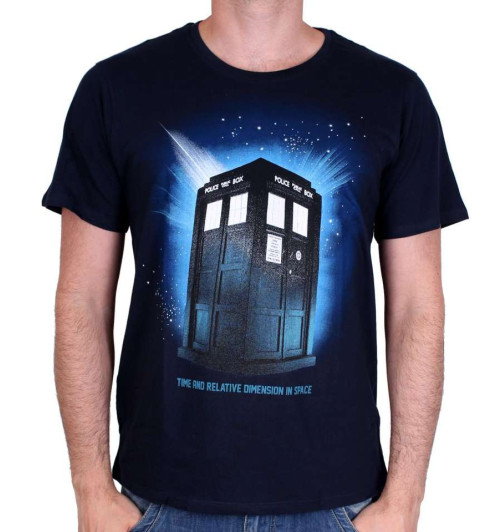 Tee-Shirt Doctor Who Tardis in Space