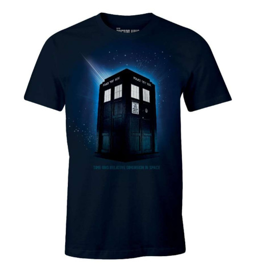 Tee-Shirt Doctor Who Tardis in Space
