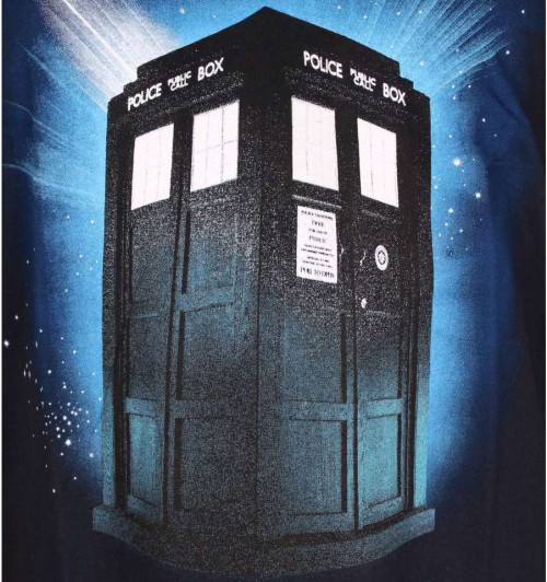Tee-Shirt Doctor Who Tardis in Space