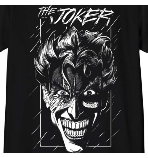 Tee Shirt Enfant Joker sous la pluie Batman