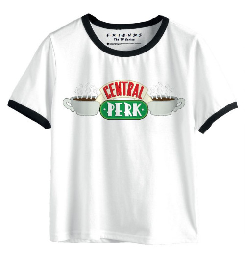 Tee-Shirt Friends Femme Central Perk Blanc