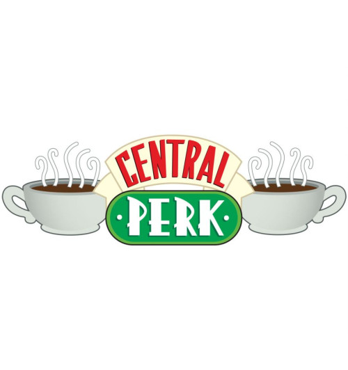 Tee-Shirt Friends Femme Central Perk Blanc