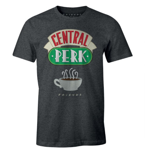 Tee-Shirt Friends Homme Central Perk Gris